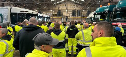 GMB sounds alarm over bin lorry fires blamed on batteries