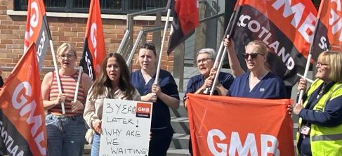 Enough is enough: Nurses rally for fair pay after waiting years for decision on grades