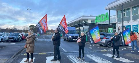 Women workers rally as fight for equal pay in Asda escalates