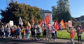 Staff strike for fairness at care homes