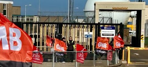 Dounreay bosses accused as workers strike at nuclear site