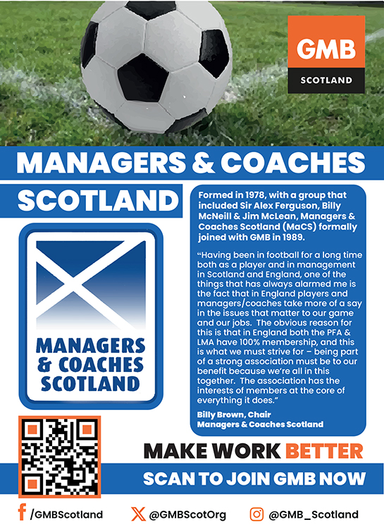 GMB Scotland Managers and Coaches